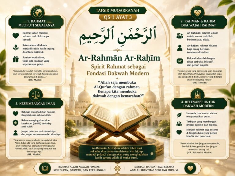 Tafsir Muqarranah QS 1 ayat 3 : الرحمن الرحيم