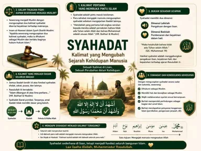 Syahadat: Kalimat yang Mengubah Sejarah Kehidupan Manusia